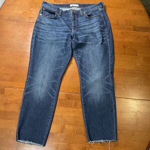 Madewell Jeans Womens 29 The Slim Boyjean Dark Wash Mid Rise Pockets Inseam 26"